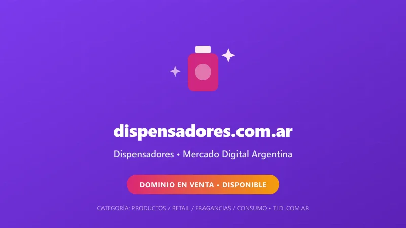 Identidad gráfica y activo digital para Dispensadores en Argentina